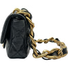 シャネル CHANEL マトラッセ ミニフラップ バッグ AS3214 ブラック ゴールド金具 ラムスキン レディース ショルダーバッグ