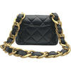 シャネル CHANEL マトラッセ ミニフラップ バッグ AS3214 ブラック ゴールド金具 ラムスキン レディース ショルダーバッグ