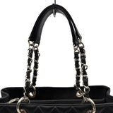 シャネル CHANEL GSTチェーントートバッグ A50995 14番台 ブラック シルバー金具 キャビアスキン レディース トートバッグ