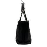 シャネル CHANEL GSTチェーントートバッグ A50995 14番台 ブラック シルバー金具 キャビアスキン レディース トートバッグ