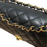 シャネル CHANEL マトラッセ23 A01113 ブラック ゴールド金具 キャビアスキン レディース ショルダーバッグ