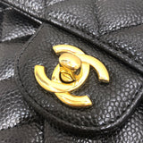 シャネル CHANEL マトラッセ23 A01113 ブラック ゴールド金具 キャビアスキン レディース ショルダーバッグ