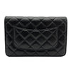 シャネル CHANEL マトラッセ チェーンウォレット AP0250 ブラック シルバー金具 ラムスキン レディース ショルダーバッグ