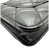 シャネル CHANEL マトラッセ チェーンウォレット AP0250 ブラック シルバー金具 ラムスキン レディース ショルダーバッグ