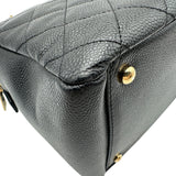 シャネル CHANEL PTTチェーンハンドバッグ A18004 7番台 ブラック ゴールド金具 キャビアスキン レディース ハンドバッグ