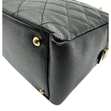 シャネル CHANEL PTTチェーンハンドバッグ A18004 7番台 ブラック ゴールド金具 キャビアスキン レディース ハンドバッグ
