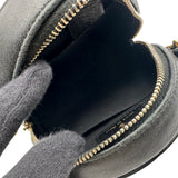 シャネル CHANEL マトラッセ ラウンドチェーンクラッチ 28番台 ブラック ゴールド金具 ラムスキン レディース ショルダーバッグ