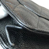 シャネル CHANEL マトラッセチェーンウォレット A33814 ブラック シルバー金具 キャビアスキン レディース ショルダーバッグ