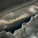 シャネル CHANEL ピコローレ バニティバッグ A01619 2番台 ブラック ゴールド金具 ラムスキン レディース ハンドバッグ
