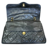 シャネル CHANEL ダイアナ25 ブラック ゴールド金具/シルバー金具 ラムスキン レディース ショルダーバッグ