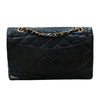 シャネル CHANEL ダイアナ25 ブラック ゴールド金具/シルバー金具 ラムスキン レディース ショルダーバッグ