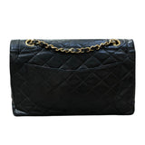 シャネル CHANEL ダイアナ25 ブラック ゴールド金具/シルバー金具 ラムスキン レディース ショルダーバッグ