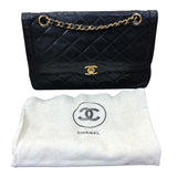 シャネル CHANEL ダイアナ25 ブラック ゴールド金具/シルバー金具 ラムスキン レディース ショルダーバッグ
