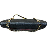 シャネル CHANEL ダイアナ25 ブラック ゴールド金具/シルバー金具 ラムスキン レディース ショルダーバッグ