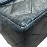シャネル CHANEL ダイアナ25 ブラック ゴールド金具/シルバー金具 ラムスキン レディース ショルダーバッグ
