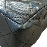 シャネル CHANEL ダイアナ25 ブラック ゴールド金具/シルバー金具 ラムスキン レディース ショルダーバッグ