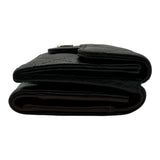 シャネル CHANEL スモールフラップウォレット AP0230 31番台 ブラック ゴールド金具 キャビアスキン レディース 三つ折り財布