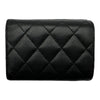 シャネル CHANEL スモールフラップウォレット AP0230 31番台 ブラック ゴールド金具 キャビアスキン レディース 三つ折り財布