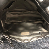 シャネル CHANEL ポートベロートートバッグ A46148 ブラック シルバー金具 ラム･ツイード レディース トートバッグ