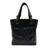 シャネル CHANEL パリビアリッツトートPM A34208 11番台 ブラック コーティングキャンバス レディース トートバッグ
