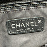 シャネル CHANEL パリビアリッツトートPM A34208 11番台 ブラック コーティングキャンバス レディース トートバッグ