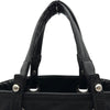 シャネル CHANEL パリビアリッツトートPM A34208 11番台 ブラック コーティングキャンバス レディース トートバッグ