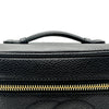 シャネル CHANEL ココマークバニティバッグ A01997 3番台 ブラック ゴールド金具 キャビアスキン レディース ハンドバッグ