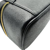 シャネル CHANEL ココマークバニティバッグ A01997 3番台 ブラック ゴールド金具 キャビアスキン レディース ハンドバッグ