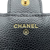 シャネル CHANEL クラシックスモールフラップウォレット AP0231 ブラック ゴールド金具 キャビアスキン レディース 三つ折り財布