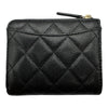 シャネル CHANEL コンパクトコインケース AP3999 ブラック ゴールド金具 キャビアスキン レディース コインケース