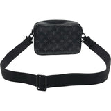 ルイ・ヴィトン LOUIS VUITTON アルファ・メッセンジャー M46955 モノグラム・エクリプス メンズ ショルダーバッグ