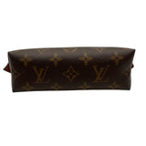 ルイ・ヴィトン LOUIS VUITTON ポシェットコスメティック M47515 ブラウン モノグラムキャンバス/レザー ユニセックス ポーチ