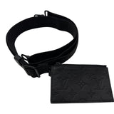 ルイ・ヴィトン LOUIS VUITTON ガストン・ウェアラブルウォレット M81115 ブラック モノグラムシャドウレザー メンズ ショルダーバッグ