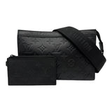 ルイ・ヴィトン LOUIS VUITTON ガストン・ウェアラブルウォレット M81115 ブラック モノグラムシャドウレザー メンズ ショルダーバッグ