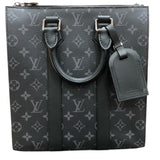 ルイ・ヴィトン LOUIS VUITTON サックプラ・クロス M46456 ブラック モノグラム･エクリプス ユニセックス トートバッグ