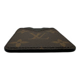 ルイ・ヴィトン LOUIS VUITTON ポルトカルト・マグネット M13185 ブラウン/ブラック モノグラムマカサー/レザー レディース カードケース