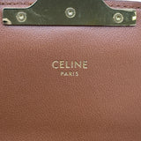 セリーヌ CELINE ティーントリオンフ ブラウン PVC レディース ショルダーバッグ