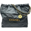 シャネル CHANEL CHANEL22 スモール AS3260 ブラック ゴールド金具 カーフスキン レディース ショルダーバッグ