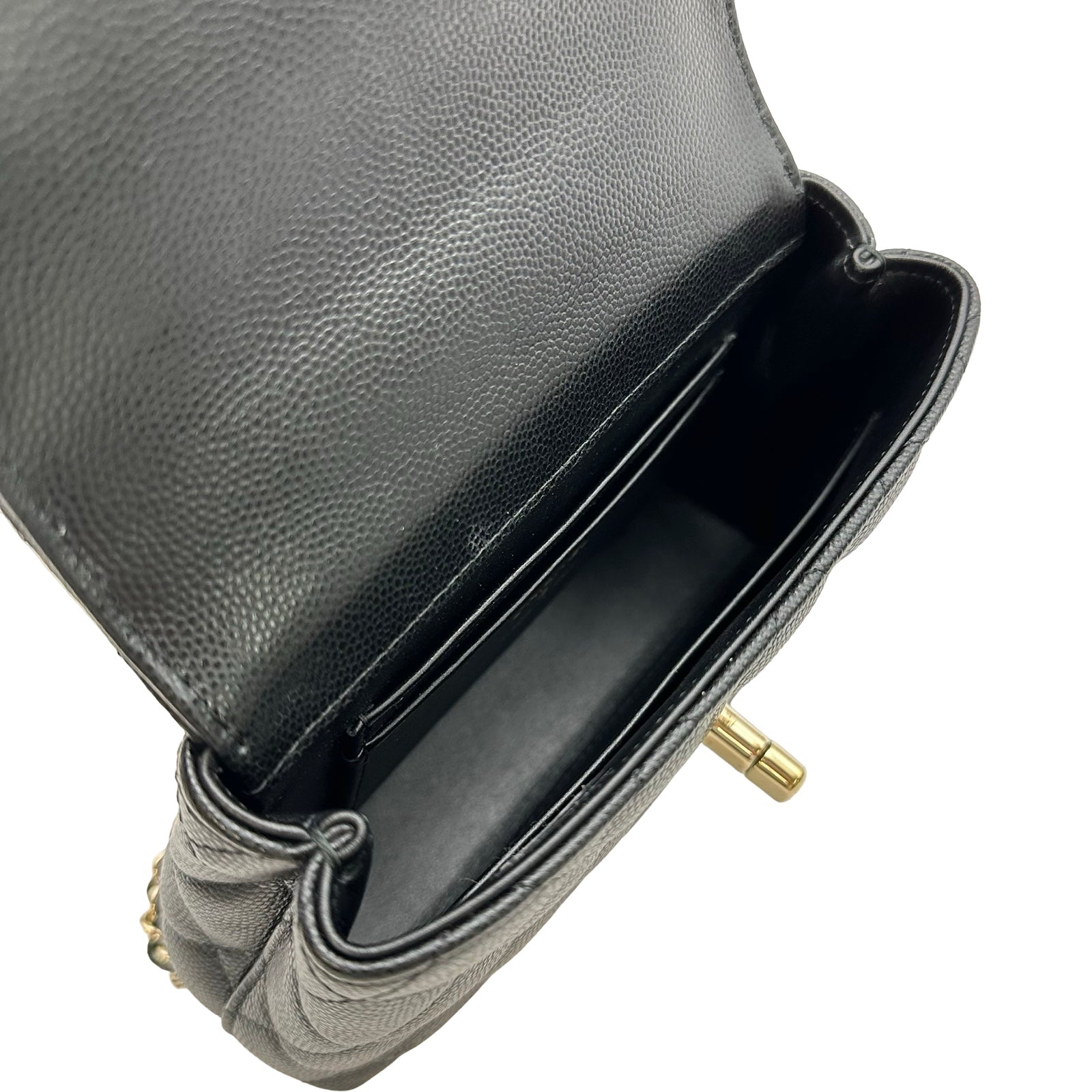 シャネル CHANEL ココハンドルXXS AP4244 ブラック ゴールド金具