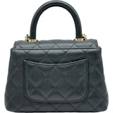 シャネル CHANEL ココハンドルXXS AP4244 ブラック ゴールド金具 キャビアスキン レディース ショルダーバッグ