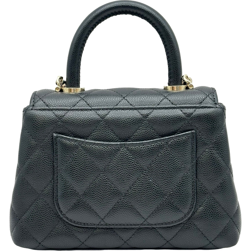 シャネル CHANEL ココハンドルXXS AP4244 ブラック ゴールド金具