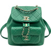 シャネル CHANEL マトラッセ チェーンバックパック AS2908 グリーン ゴールド金具 ラムスキン レディース リュック・デイパック