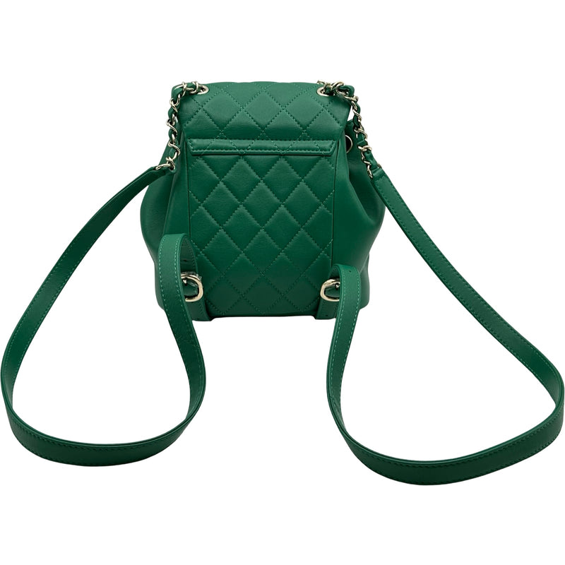 シャネル CHANEL マトラッセ チェーンバックパック AS2908 グリーン