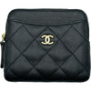 シャネル CHANEL マトラッセコインケース ブラック ゴールド金具 キャビア レディース コインケース