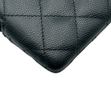 シャネル CHANEL マトラッセコインケース ブラック ゴールド金具 キャビア レディース コインケース