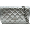 シャネル CHANEL マトラッセチェーンウォレット AP0250 15番台 シルバー ラム レディース ショルダーバッグ