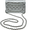 シャネル CHANEL マトラッセチェーンウォレット AP0250 15番台 シルバー ラム レディース ショルダーバッグ