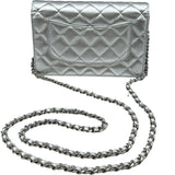 シャネル CHANEL マトラッセチェーンウォレット AP0250 15番台 シルバー ラム レディース ショルダーバッグ