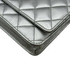 シャネル CHANEL マトラッセチェーンウォレット AP0250 15番台 シルバー ラム レディース ショルダーバッグ