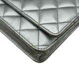 シャネル CHANEL マトラッセチェーンウォレット AP0250 15番台 シルバー ラム レディース ショルダーバッグ